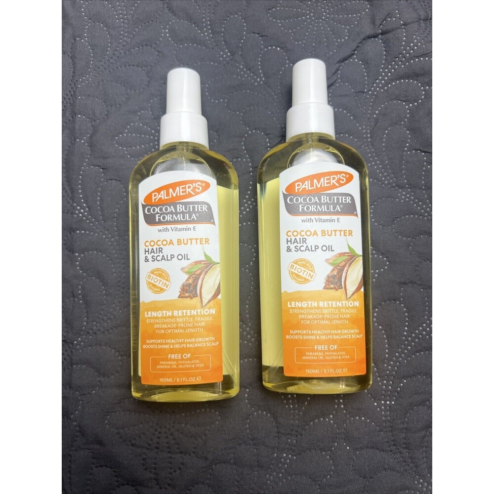 Palmer's Cocoa Butter & Biotin Length Retention Hair & Scalp Oil 5.1 FL Oz/150ML